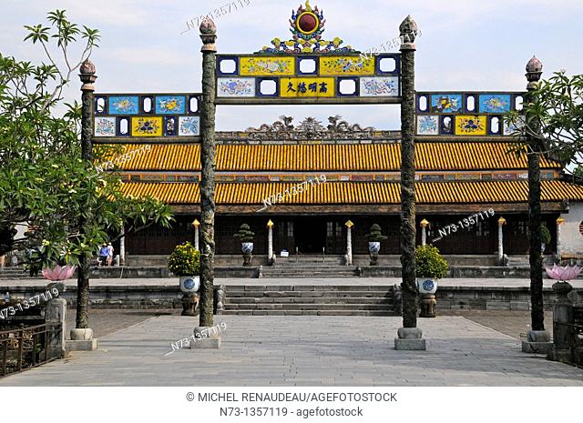 Vietnam, Thua Thien Hue, Hue classified World Heritage by UNESCO, an imperial city
