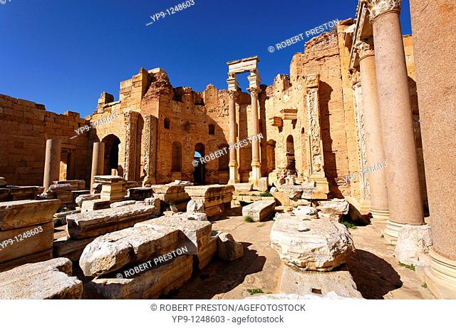 The Basilica of Severus, Leptis Magna, Libya
