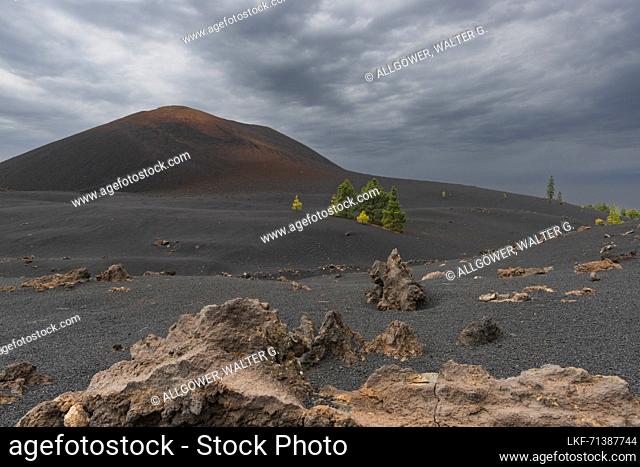 Chinyero Volcano, Arena Negras Zone, Teide National Park, Tenerife, Canary Islands, Spain, Europe