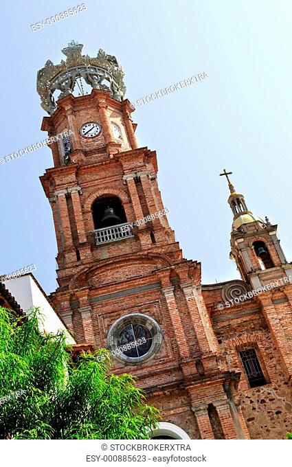 Our Lady of Guadalupe church in Puerto Vallarta, Jalisco, Mexico