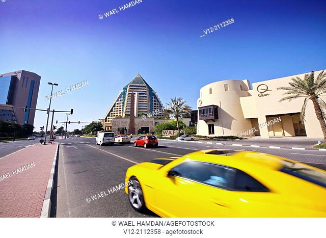 Street of Dubai city, Dubai, united Arab Emirates