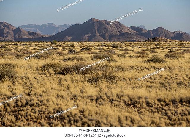 Rocky view over some mountains in the southern part of the Namib desert in Namibia