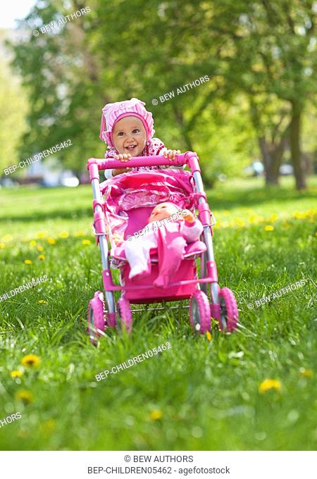 Little girl in the park
