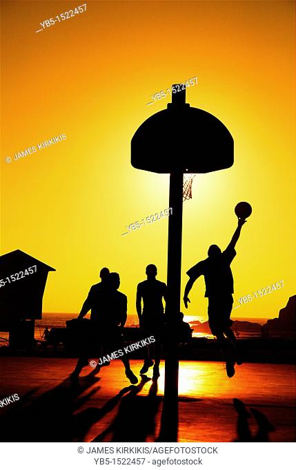 Sunset Basketball, Laguna Beach, California