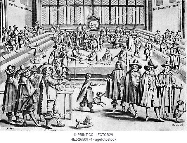 'Oliver Cromwell Dissolving the Long Parliament', 1653, (1903). Artist: Unknown