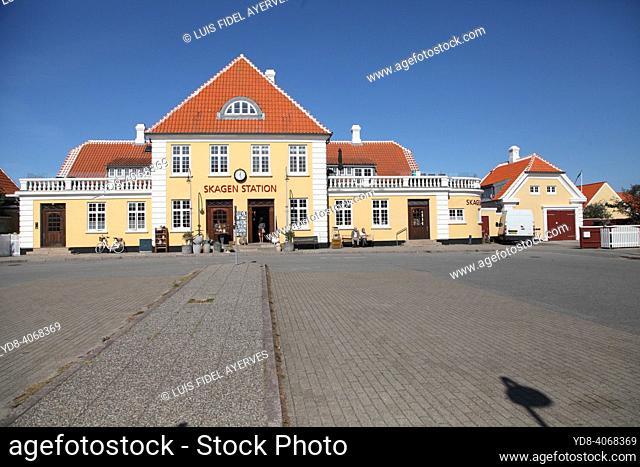 Skagen is a Danish town and cape in the North Jutland region, at the northernmost tip of Vendsyssel-Thy, a part of the Jutland peninsula in the north of the...