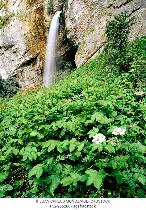 'Cascada de Kakueta' in Zuberoa province. French Basque Country (Iparralde)