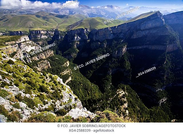 Cañón de Añisclo - Parque Nacional de Ordesa y Monte Perdido. Valle de Ordesa - Torla - Sobrarbe - Huesca. Pirineo Aragones - Aragon - España