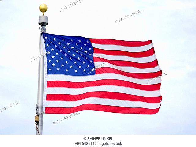 USA : The flag of USA , 26.07.2019 - Rockford, Illinois, USA, 26/07/2019