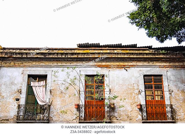 Old house in Mexico City, Federal District, Mexico