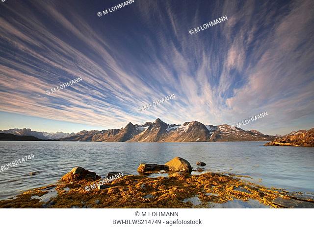 Ikasaulaq Fjord, Greenland, Ammassalik, East Greenland, Kuummiit