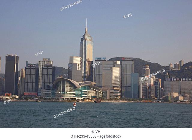 Wanchai skyline from Kowloon, Hong Kong