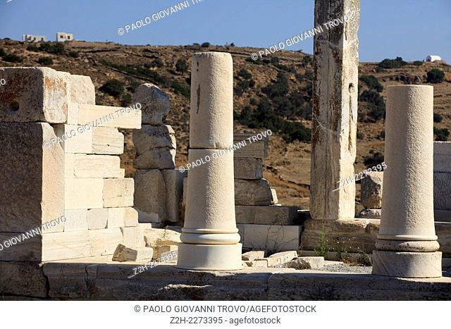 Temle of Demeter near the village of Sangri, Naxos, Cyclades Islands, Greece