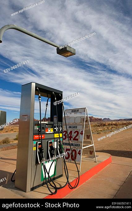 Remote Gas Station in Utah