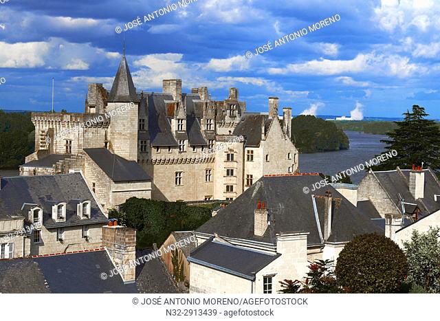 Montsoreau, Loire River, Castle, Labelled Les Plus Beaux Villages de France, The Most Beautiful Villages of France, Maine et Loire, Pays de la Loire