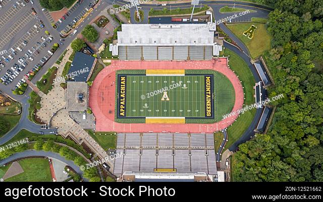 September 02, 2018 - Boone, North Carolina, USA: Kidd Brewer Stadium is a 30, 000-seat multi-purpose stadium located in Boone, North Carolina