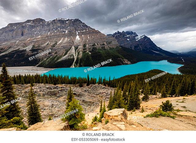 Lake Peyto of Banff National Park in Canada