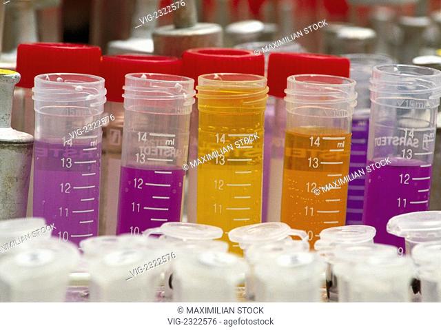 SOLUTIONS, REACTION MIXTURES AND BACTERIAL CELLS ARE STORED IN DIFFERENT REACTION VEssELS, - 01/01/2010