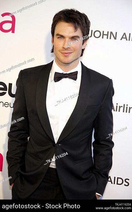 Ian Somerhalder at the 21st Annual Elton John AIDS Foundation Academy Awards Viewing Party held at the Pacific Design Center in West Hollywood