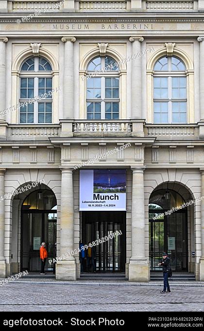 24 October 2023, Brandenburg, Potsdam: From November 18, the Museum Barberini is showing the new exhibition ""Munch. Lebenslandschaft""