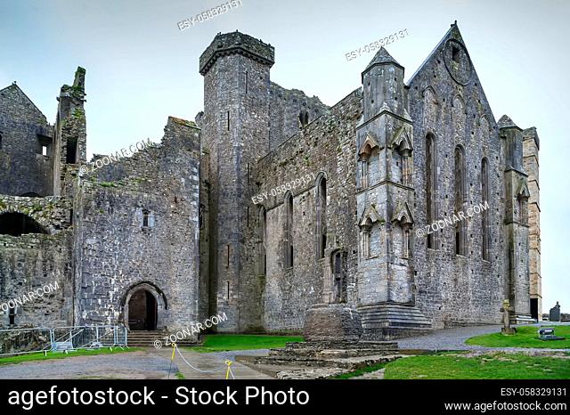 Rock of Cashel, Ireland. Cathedral was built between 1235 and 1270