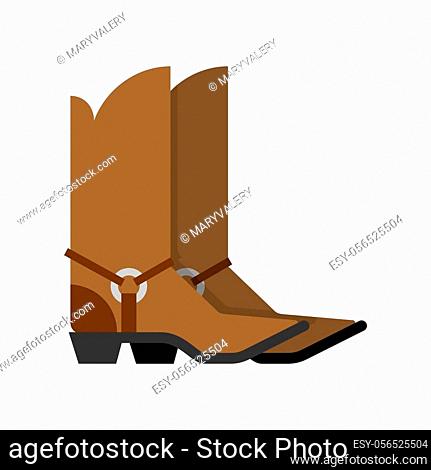 Pair of cowgirl boots Stock Photos and Images | agefotostock