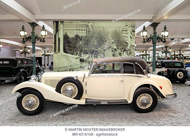 Mercedes Benz, Cabriolet 540k, built in Germany, 1936, Schlumpf Collection, National Museum, National Automobile Museum, Mulhouse, Alsace, France