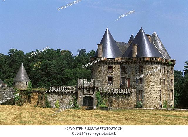 Le château de Landal. Broalan. Île-et-Vilaine. France