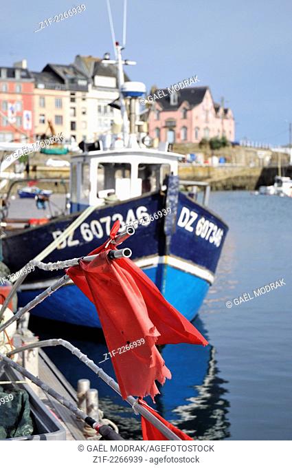 Fishing boat in Douarnenez, Brittany, France