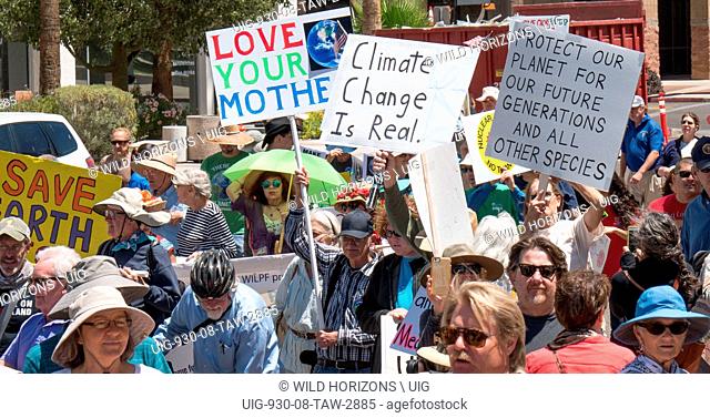 People's Climate March in America, 29 April 2017, Tucson, Arizona, USA