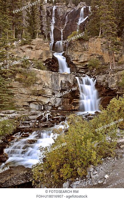 water face tangle creek falls in jasper national