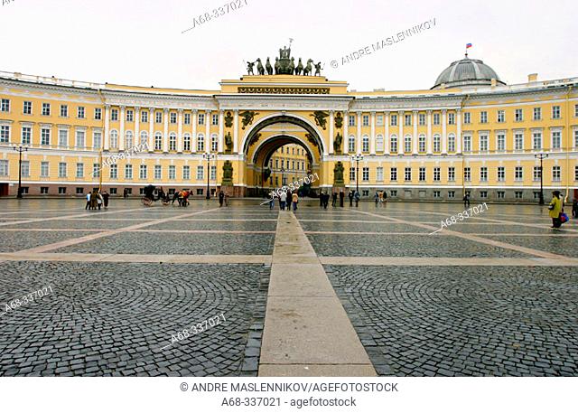 Winter palace in  Sankt Petersburg, Russia