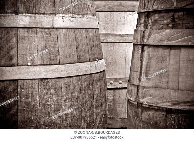 Vintage Wine Barrels