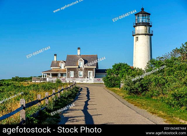 Highland Light in North Truro is an active lighthouse in the Cape Cod National Seashore