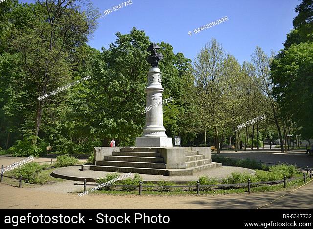 Monument, Frederick the Great, Volkspark, Friedrichshain, Berlin, Germany, Europe