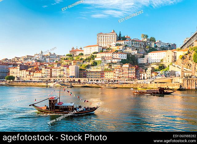 River cruise on the Douro river along the historical centre of Oporto
