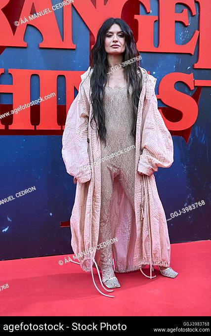 Madame de Rosa attends ‘Stranger Things’ Season 4 Premiere at Callao Cinema on May 18, 2022 in Madrid, Spain
