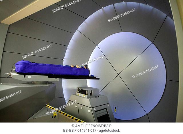 Reportage at the Rinecker Proton Therapy Center in Munich, Germany. The centre has the latest equipment for proton therapy treatment