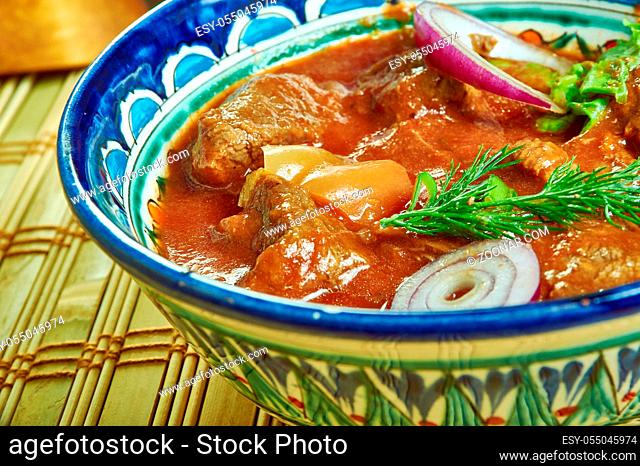 Lagan Ka Gosht - Hyderabadi mutton dish curry in Aromatic Spices