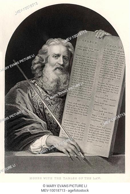 Details about   Marx Moses Biblical Ten Commandments Figure Cream 