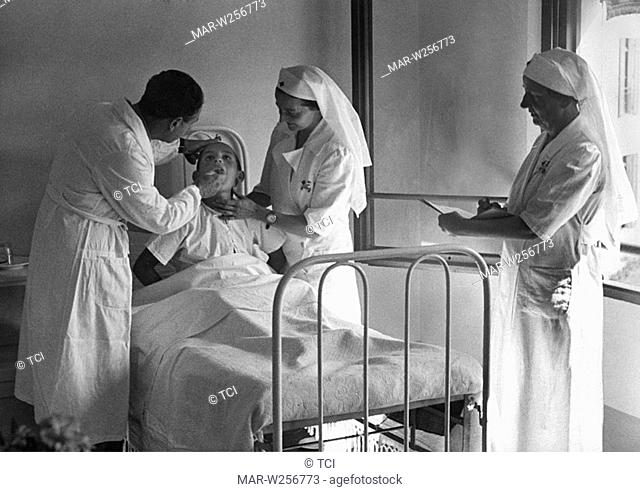 italy, lodolo all'abetone summer camp, the children hospital, july 1939