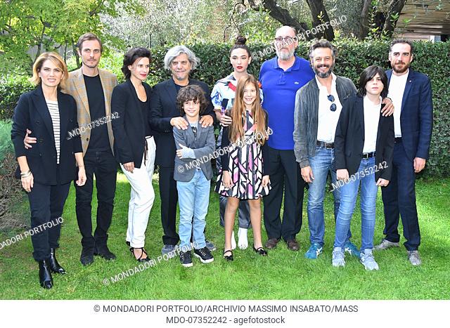 Il cast attend I ragazzi dello zecchino d'oro photocall in the Rai studios viale Mazzini. Rome (Italy) October 29th, 2019