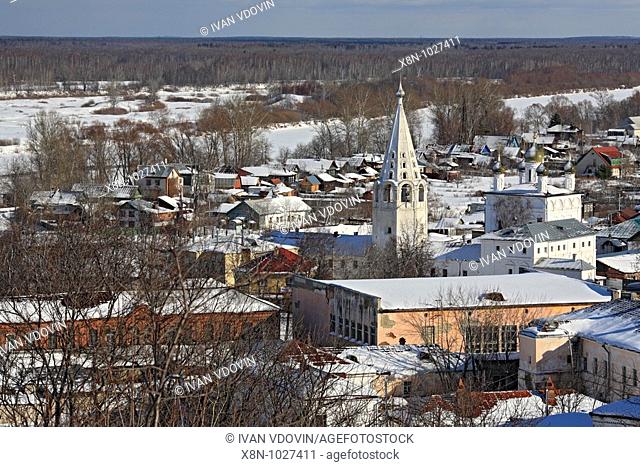 View over Gorohovets from St  Nicholas monastery, Gorohovets, Vladimir region, Russia