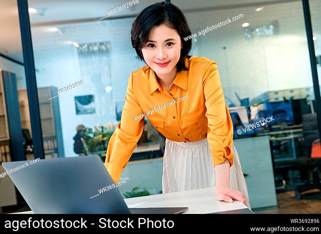 Business lady in the office work