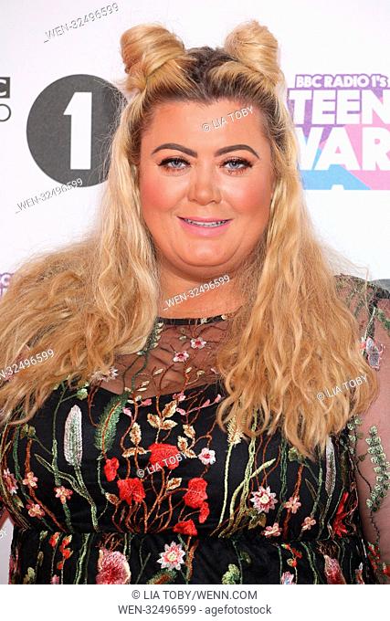 BBC Radio 1 Teen Awards held at Wembley - Arrivals Featuring: Gemma Collins Where: London, United Kingdom When: 22 Oct 2017 Credit: Lia Toby/WENN.com