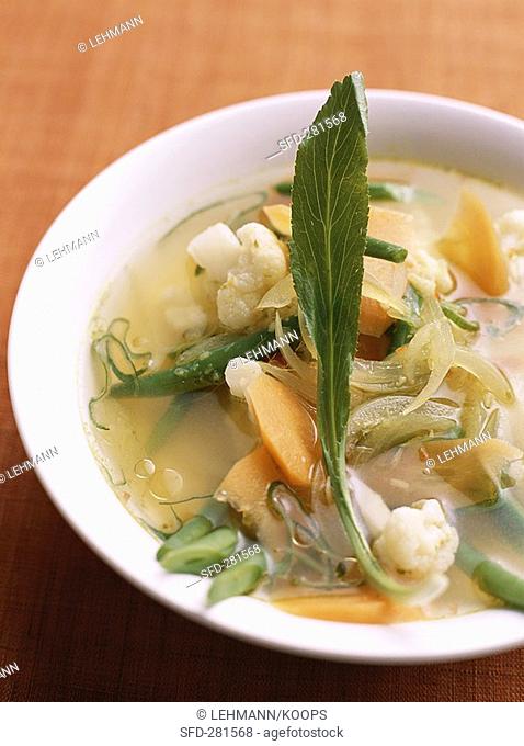 Canh rau Vegetable soup, Vietnam