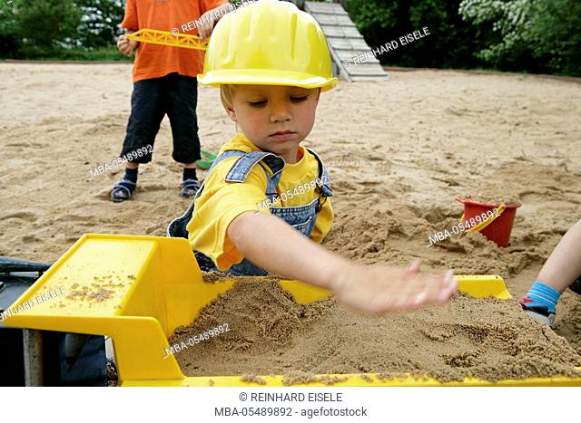 Child at the sandbox