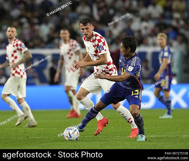 05.12.2022, Al Janoub Stadium, Doha, QAT, FIFA World Cup 2022, Round of 16, Japan vs Croatia, in the picture Croatia's forward Ante Budimir