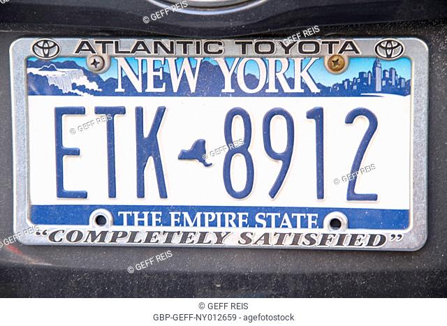 Atlantic Toyota vehicle license plate United States