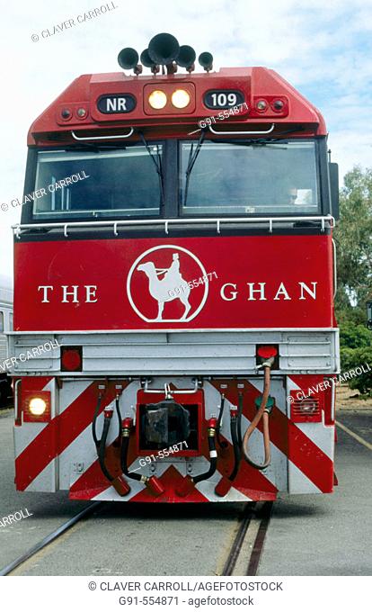 The Ghan Transcontinental passenger train Adelaide to Darwin. Australia